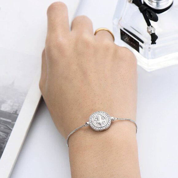 Jesus Savior Religious Rose Gold Prayer Bracelet - Picture 2 of 3